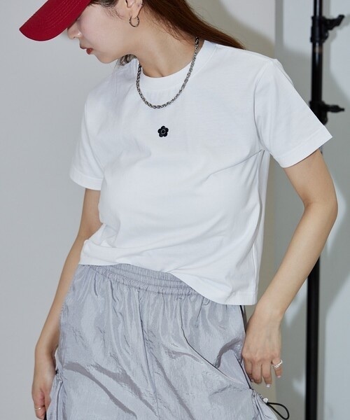 MARY QUANT / Mini Logo T-shirt