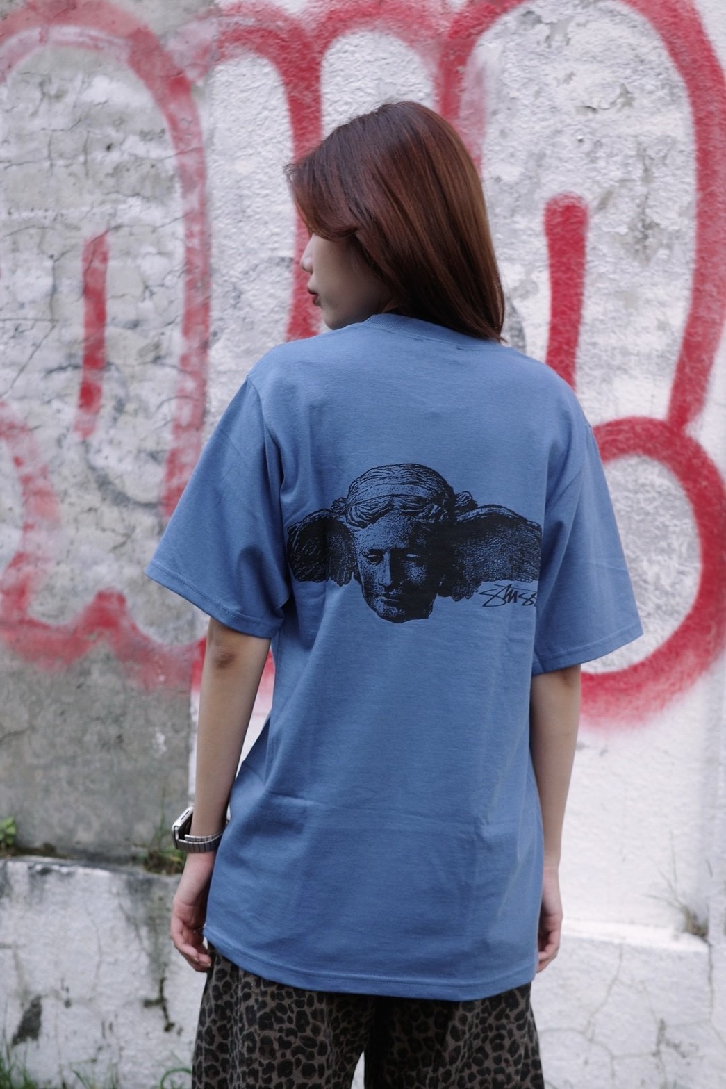 Stussy 2024aw Hypnos Tee 石像翅膀 短Tee 1905056