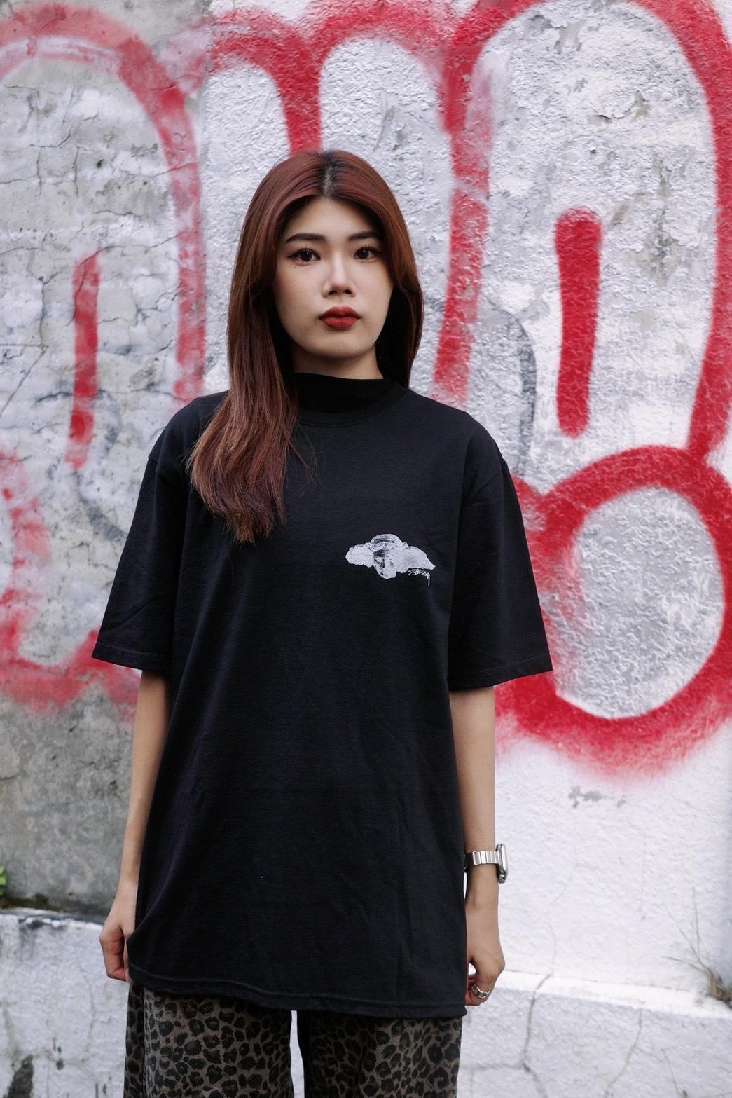 Stussy 2024aw Hypnos Tee 石像翅膀 短Tee 1905056