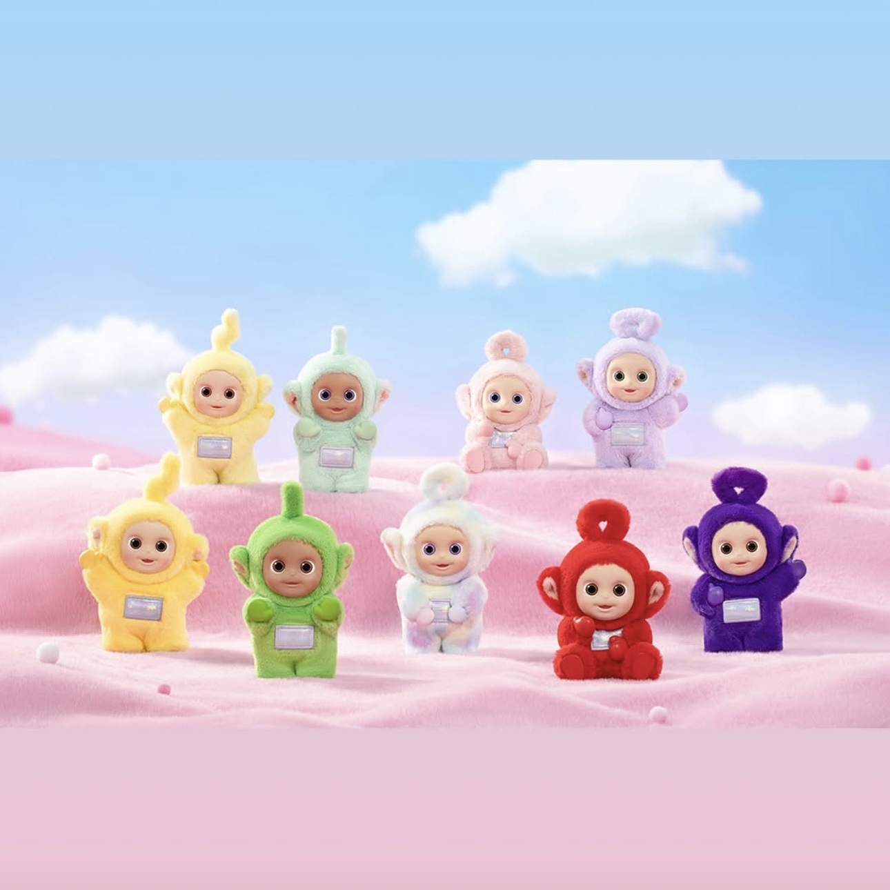 POPMART泡泡瑪特 天線寶寶 多彩系列 搪膠臉 盲盒 小波 丁丁 迪西 拉拉