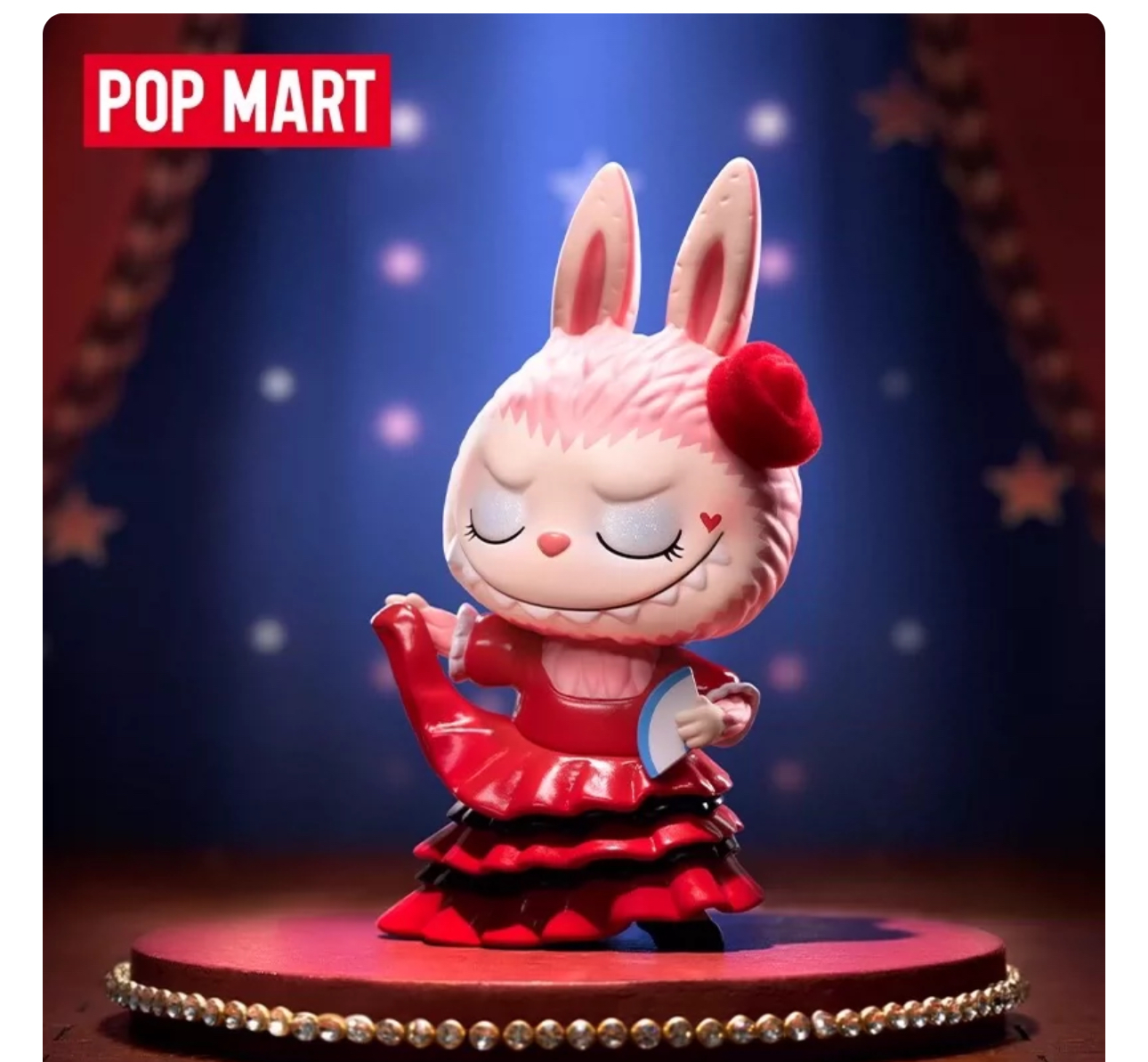 labubu 閃亮登場吊卡擺設