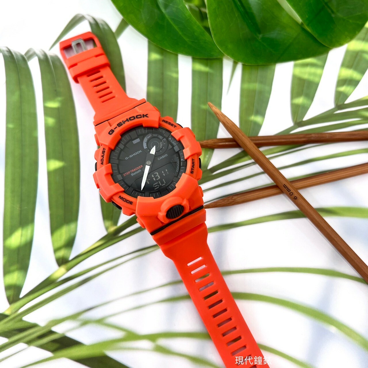 【G-SHOCK】完美城市運動休閒藍芽錶 GBA-800-4A 48.6mm 現代鐘錶