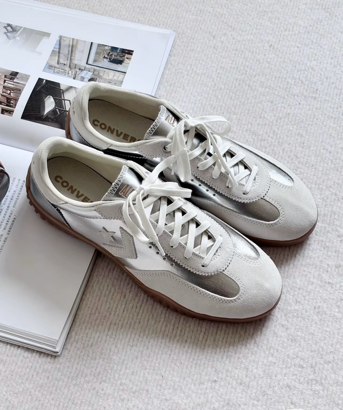 Converse Runstar Trainer 復古 德訓鞋 銀白色 銀河灰 A15189C