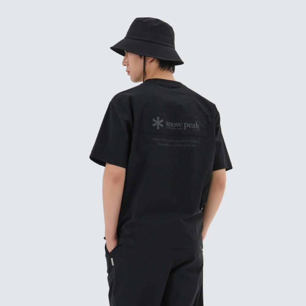 【現貨】snow peak Root Woven Patch Short Sleeve T-shirt 25SS 貼布box 尼龍 短tee S25MMRTS82