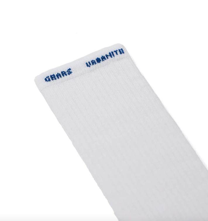 NOZZLE QUIZ Essential Mid 中高筒休閒襪 (間白)