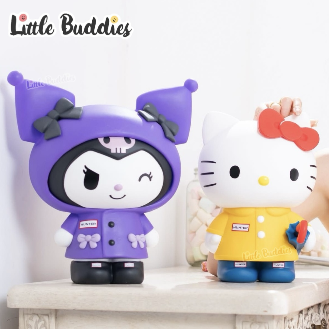 台灣限定 HUNTER x Sanrio characters 聯名系列 30CM搪膠存錢筒