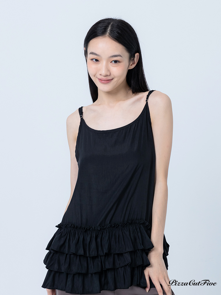 [SALE]荷葉下擺造型背心上衣 PizzaCutFive PCF252411001