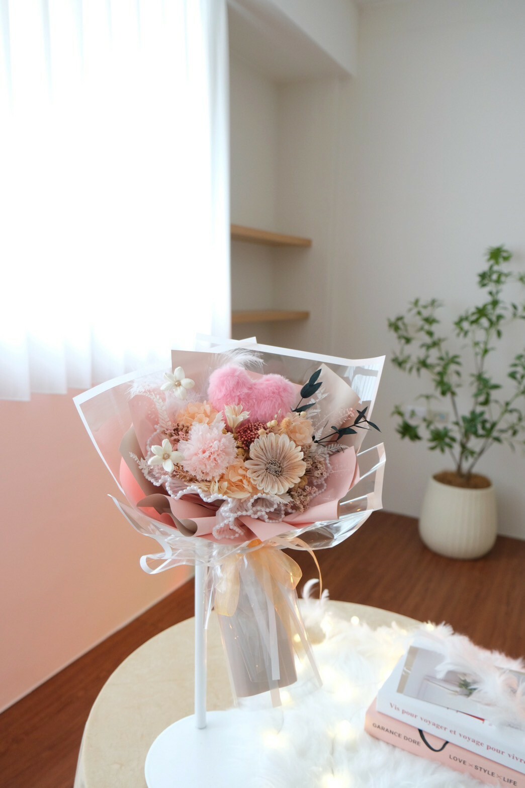 給最可愛的妳 / 永生康乃馨花束