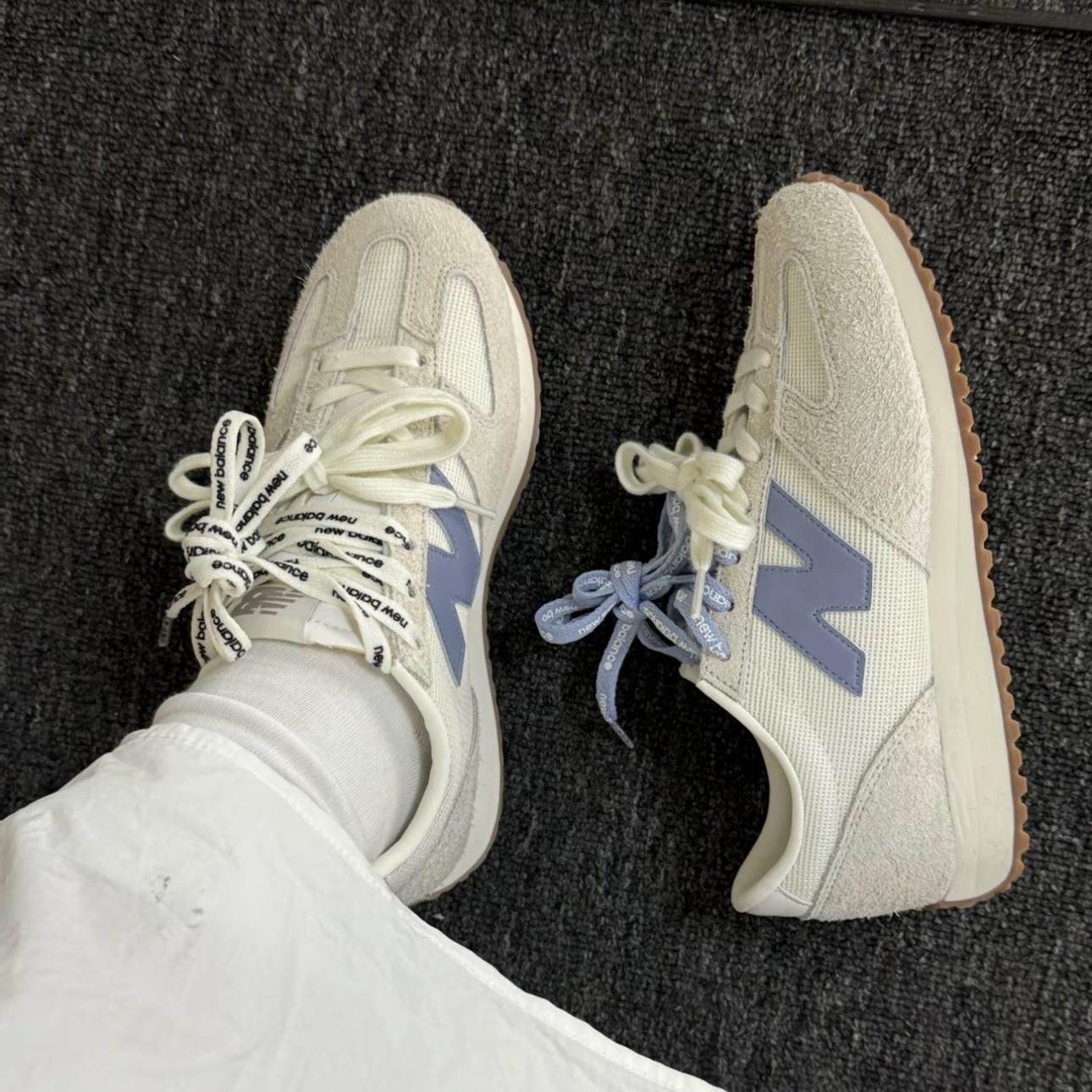 NEW BALANCE 471 奶紫 張員瑛同款 復古 薄底鞋 韓系 男女款 U471AA