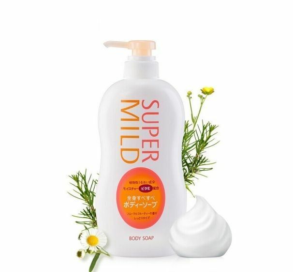 SUPER MiLD 詩波蜜柔沐浴乳 #花果香 [滋潤] 650ml (平行進口)