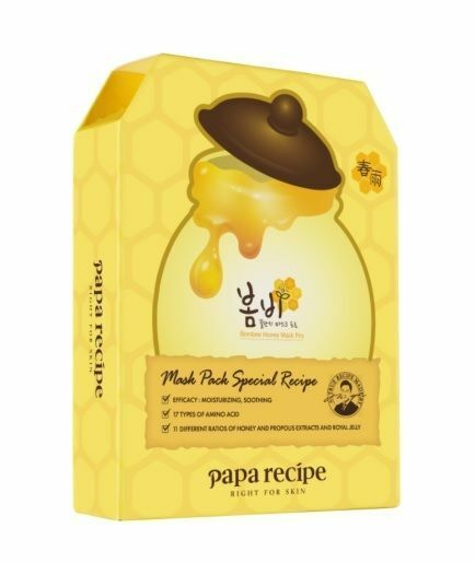 papa recipe 蜂蜜保濕面膜 10片庄 (平行進口)