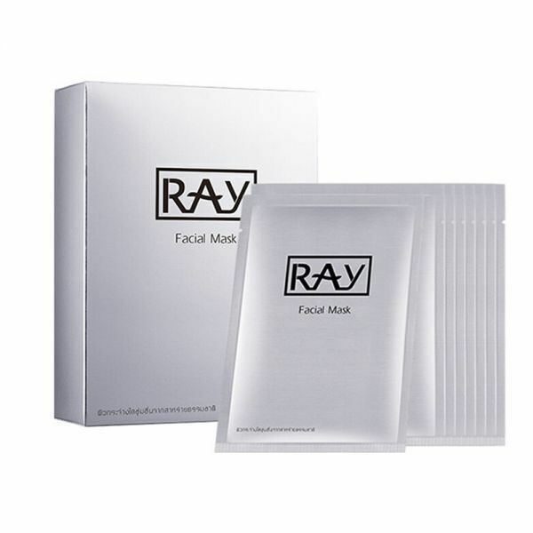 RAY 泰國妝蕾蠶絲面膜(銀) 10片【#8857125218054】(平行進口)