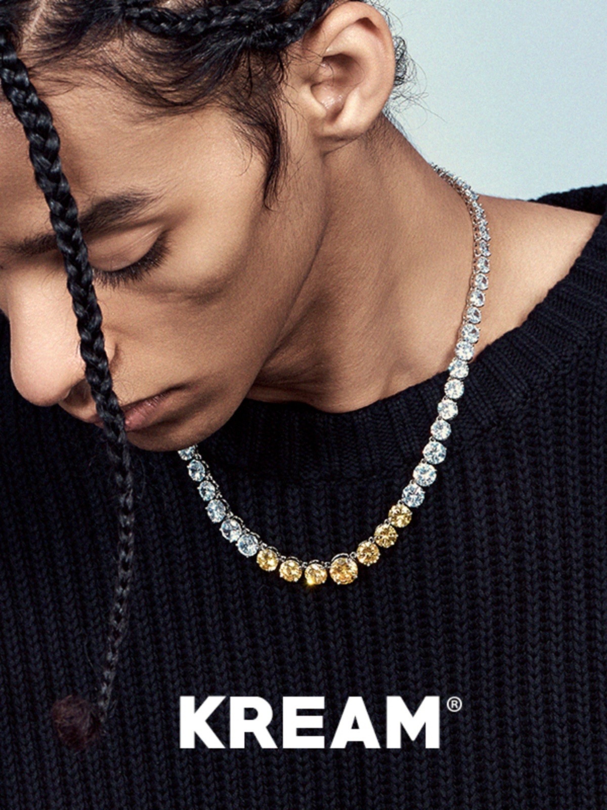 KREAM 漸變 鋯石 項鍊