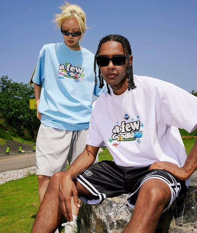 AFGK 街機遊戲 像素風格 短T A FEW GOOD KIDS