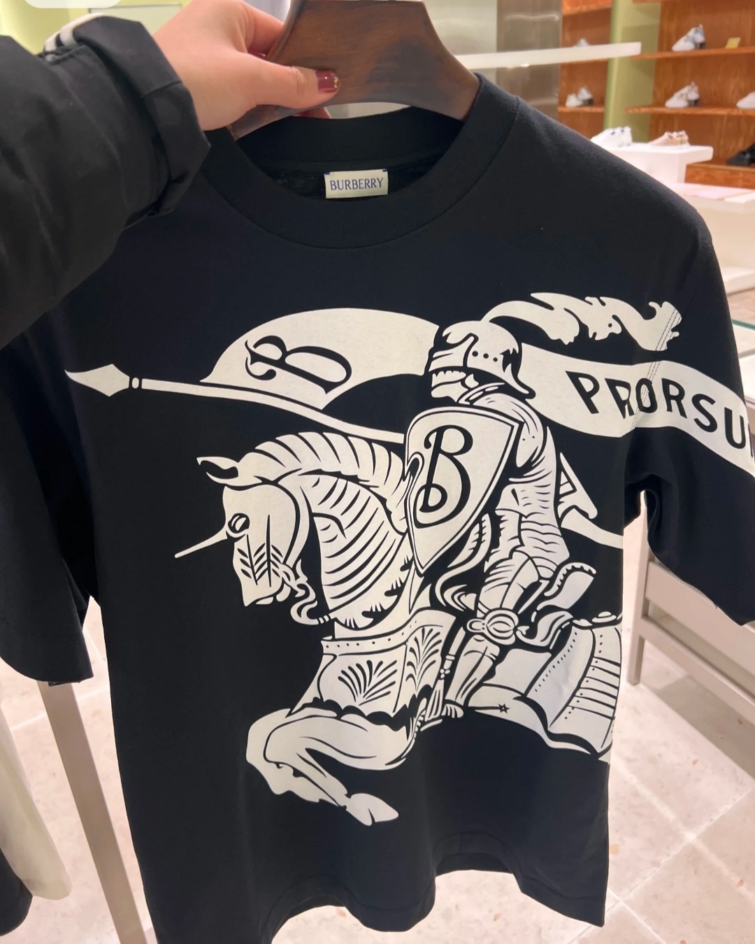 BBR 黑色 特大戰馬 Tee