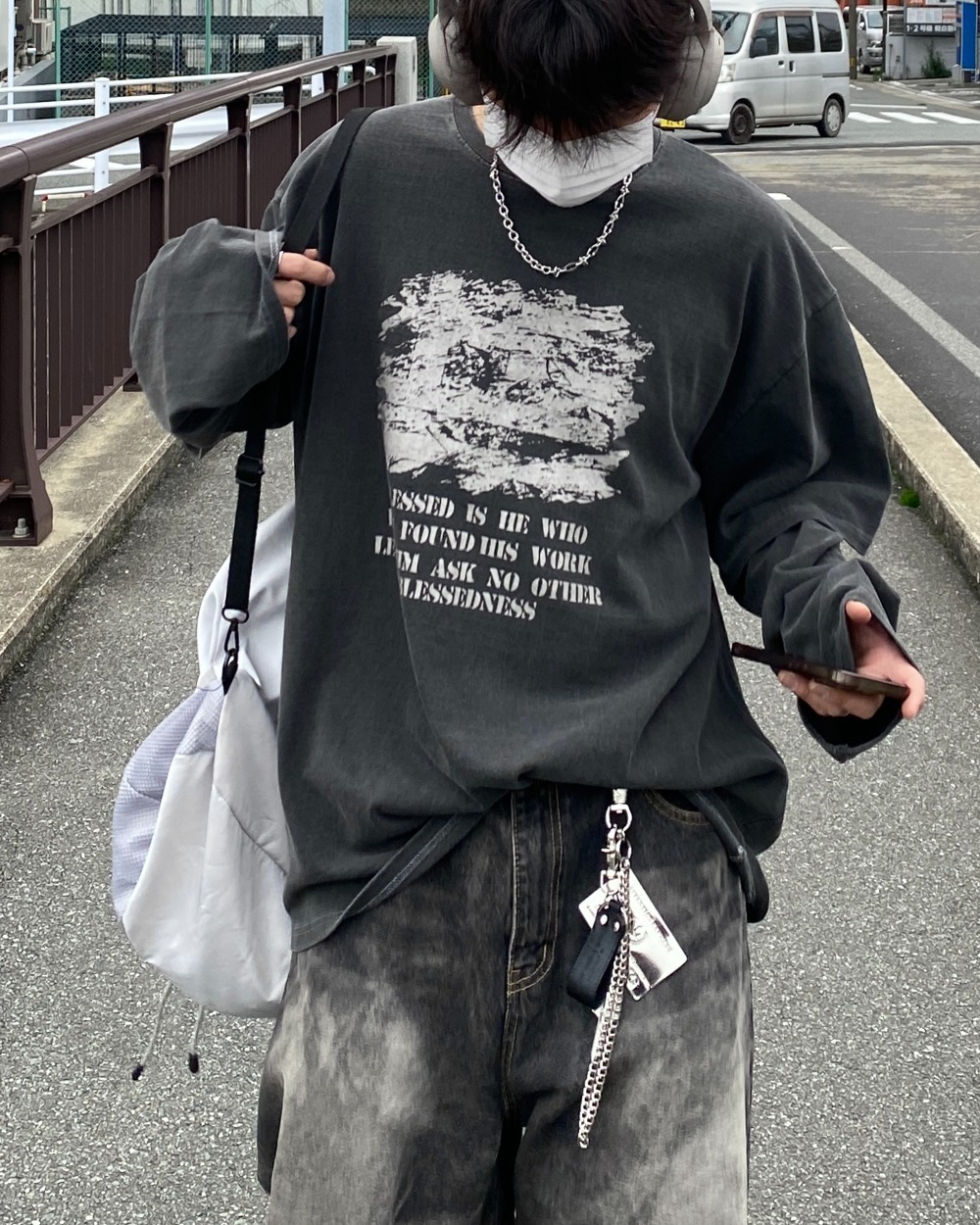 旗幟分層長袖上衣