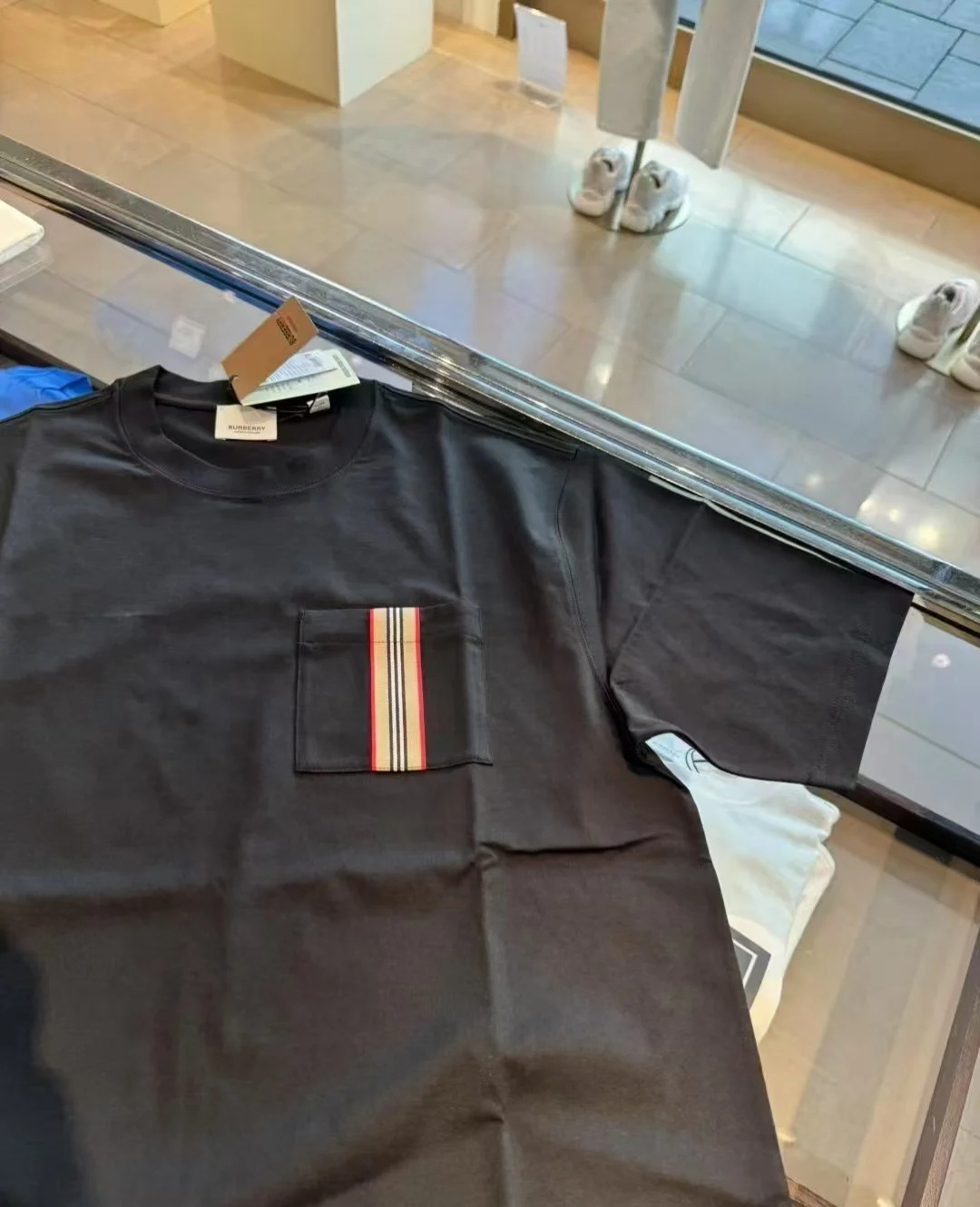 BBR 黑色織帶 Tee