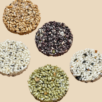 五種 口味 米菓 原味 芝麻 文山包種 海苔 黑米 黑糖 蓬萊米