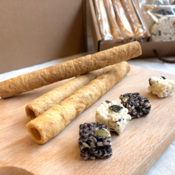 原味 蛋捲 米菓 五種 口味 米菓 原味 芝麻 文山包種 海苔 黑米 黑糖 蓬萊米