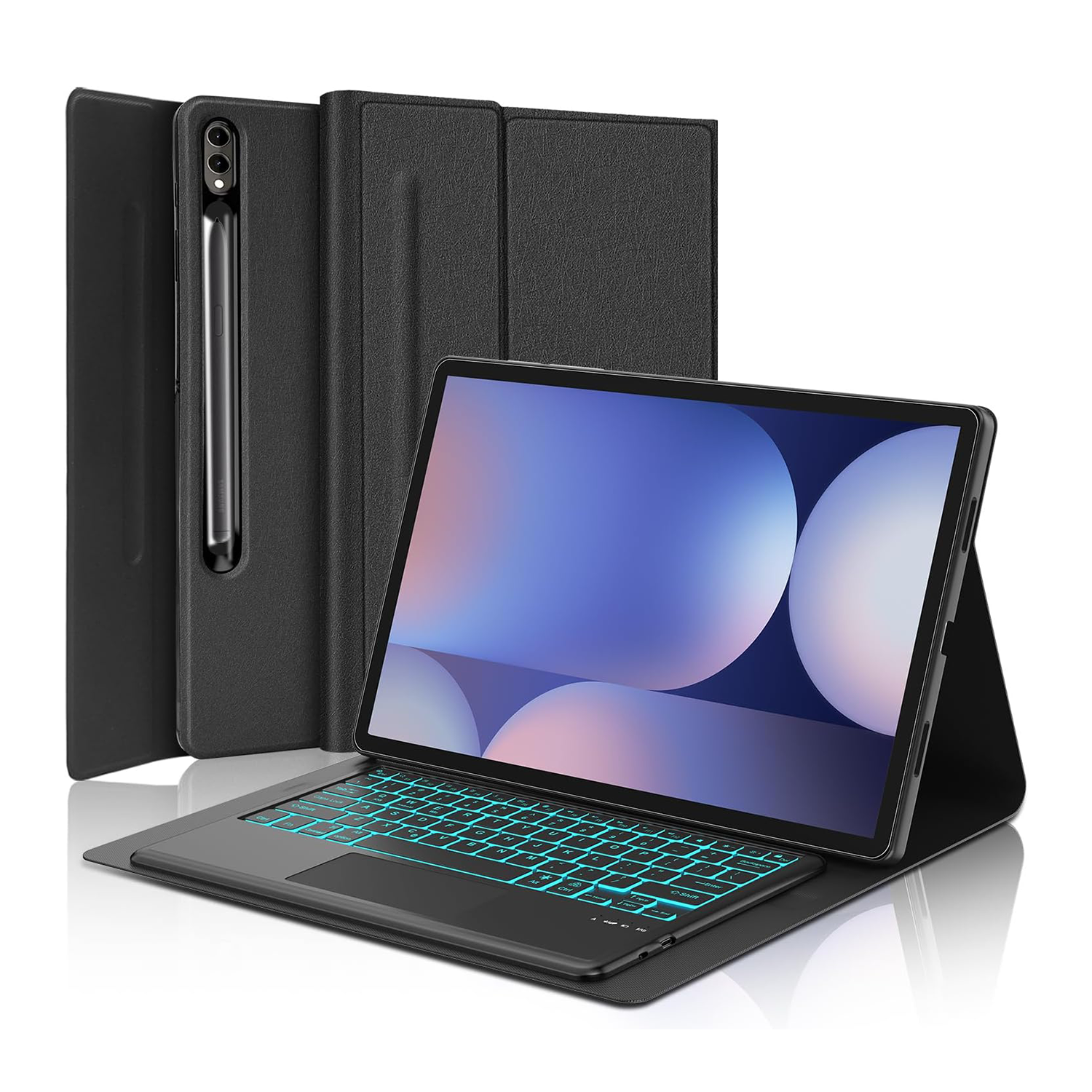 XPRO - Leather Modern - Samsung Galaxy Tab Keyboard Case 皮革蓋面鍵盤防撞座枱支架平板保護套