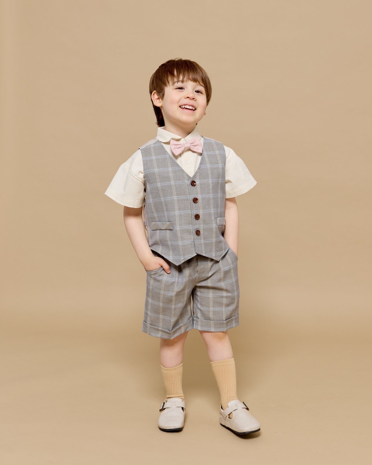 Aida Classic Check Vest