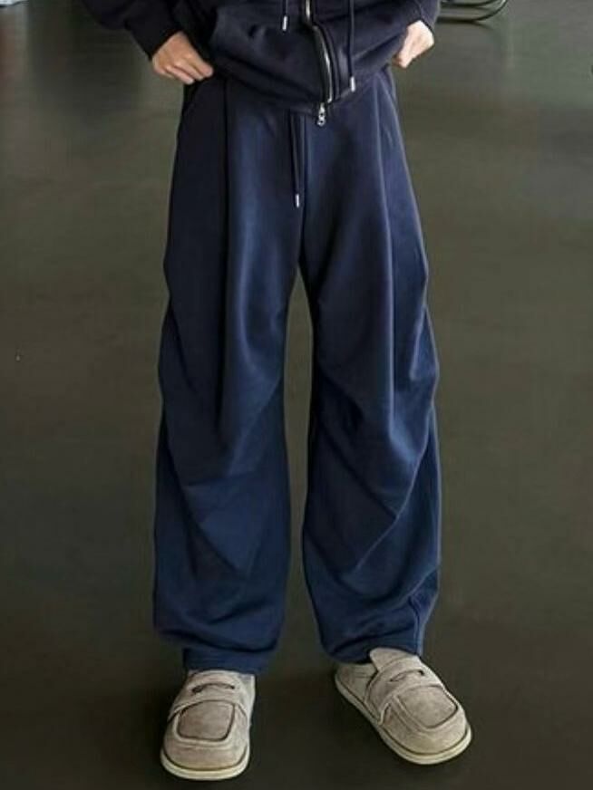 淨色鬆身運動褲 VOID-083P