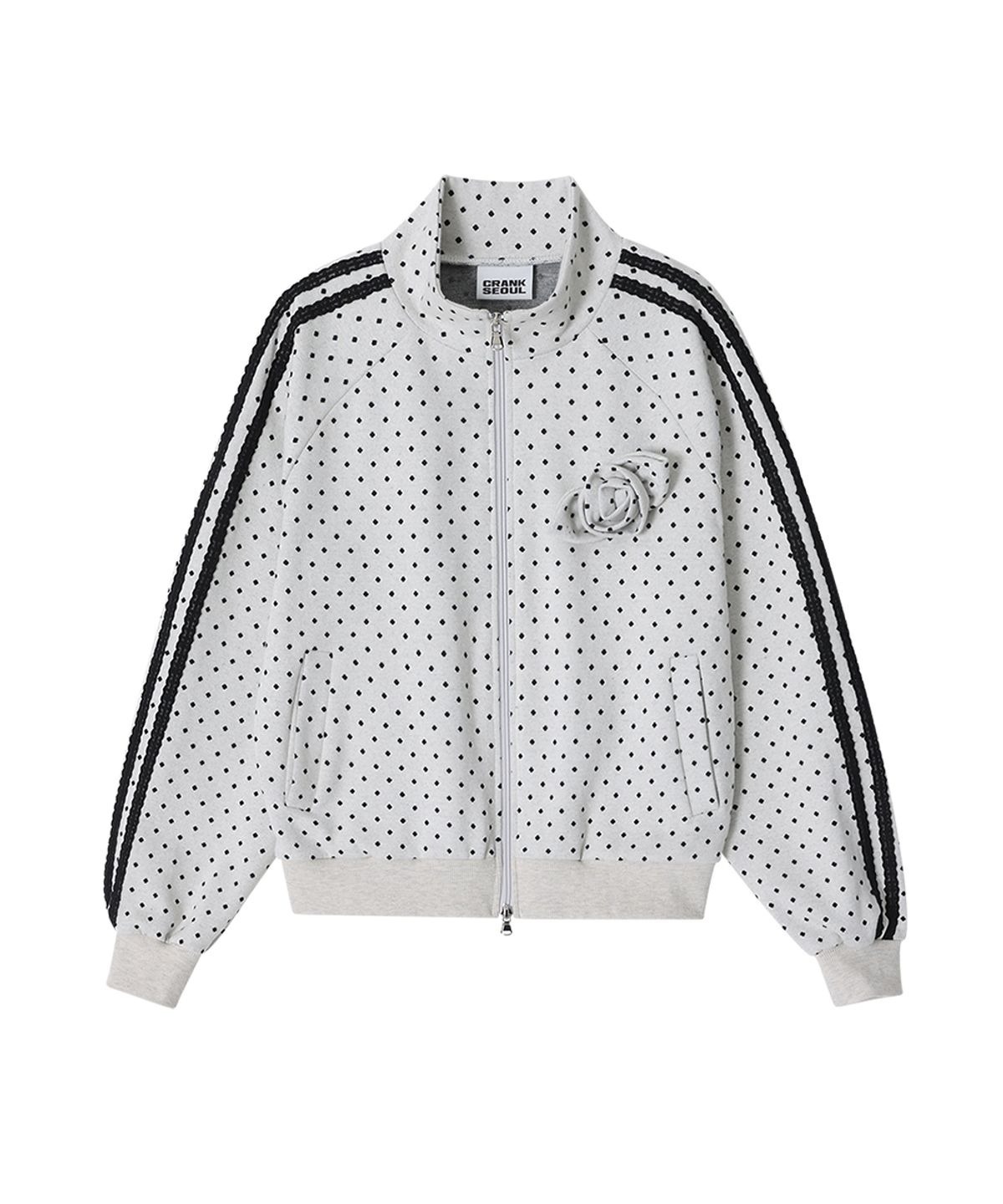 CRANK) SAKURA同款！Rose Dot Track Jacket - 3col