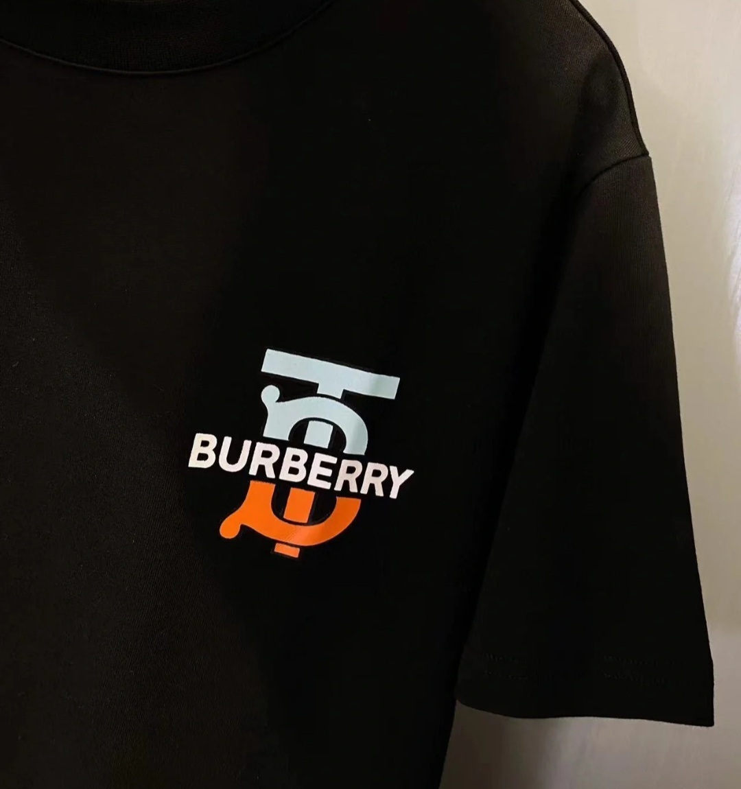 BBR 黑色 併色Logo Tee