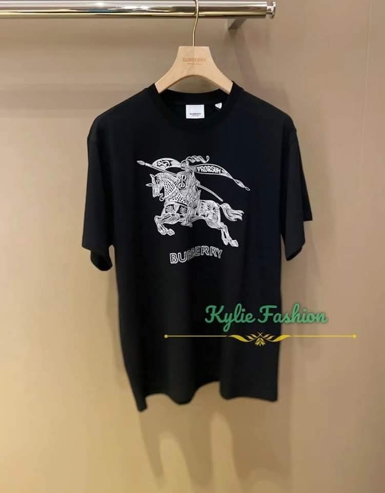BBR 黑色刺繡大戰馬Tee