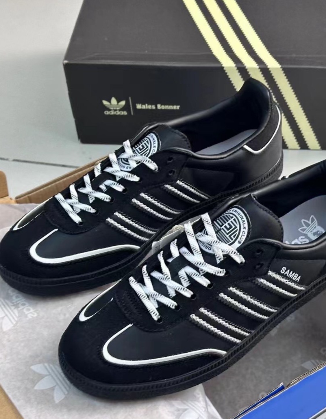 Adidas Originals Samba OG 黑色 男女同款板鞋