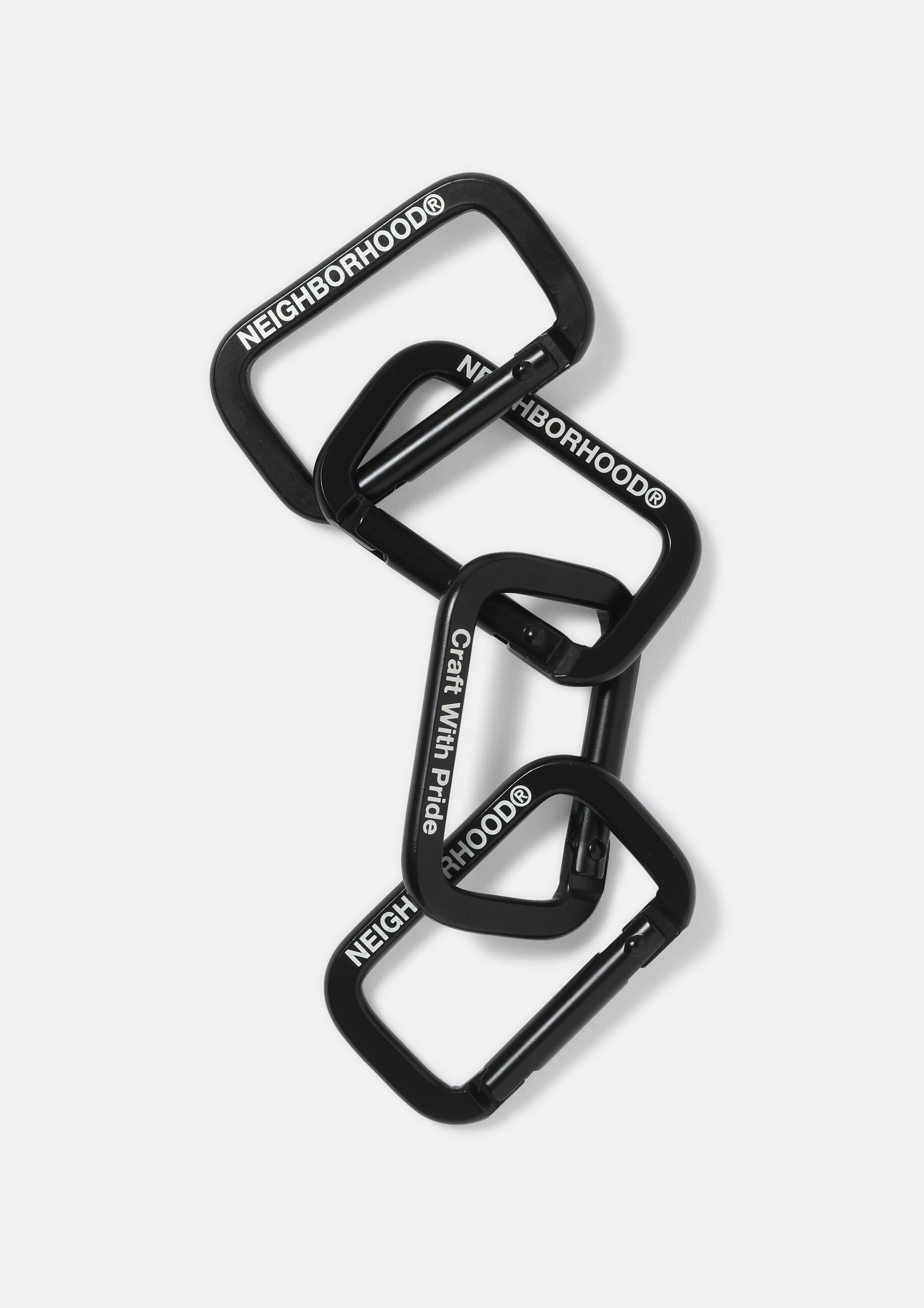 2025SS NEIGHBORHOOD CARABINER SET 一組四個 方形 露營 掛勾 扣環 現貨 251OTNH-AC04