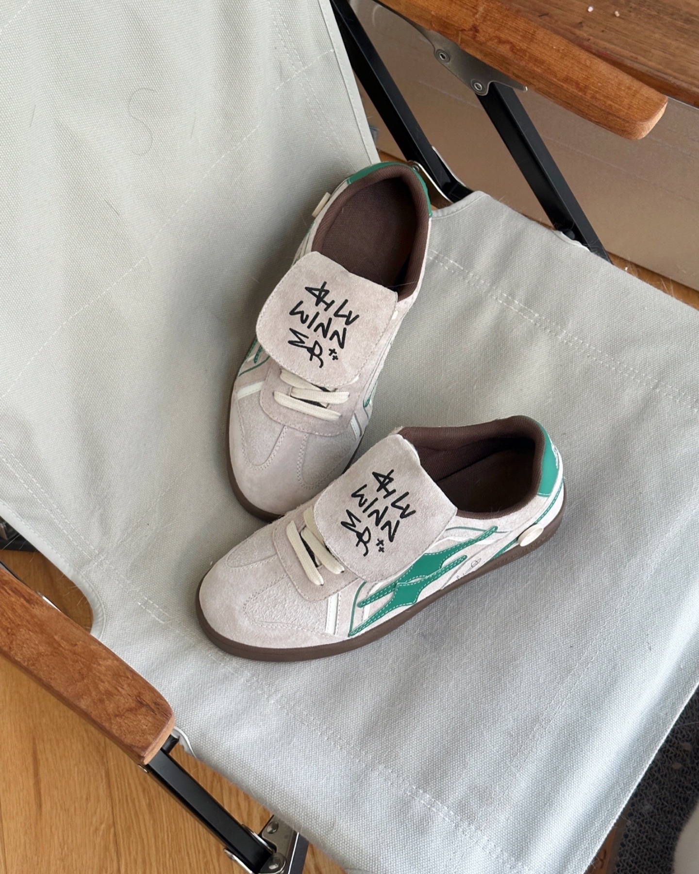 KILLWINNER SHOOTING STAR 張員瑛同款德訓鞋 灰綠