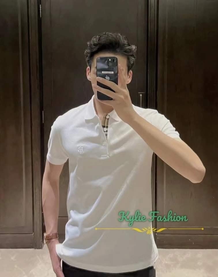 BBR 白色 內格仔反領 Polo