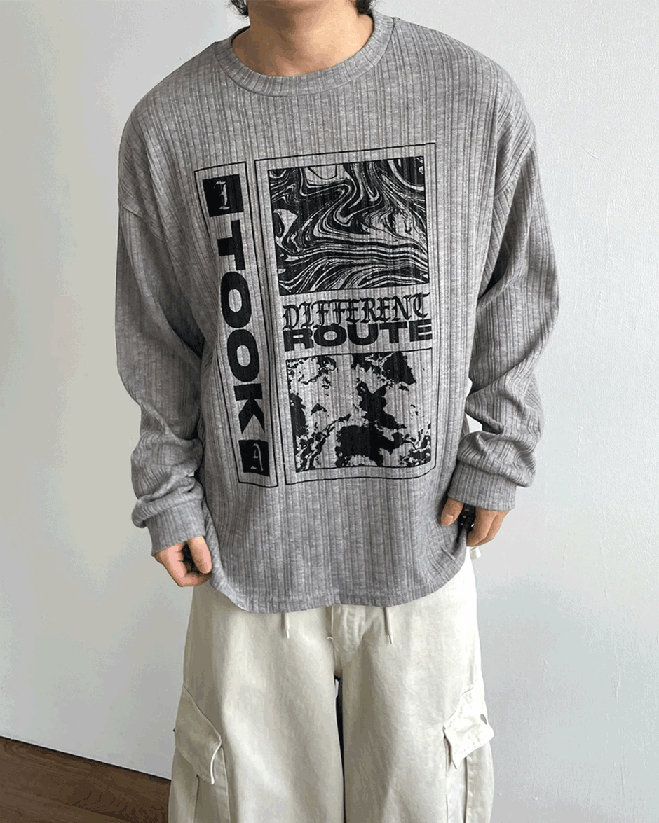 ROUTE 印花 Overfit 針織衫