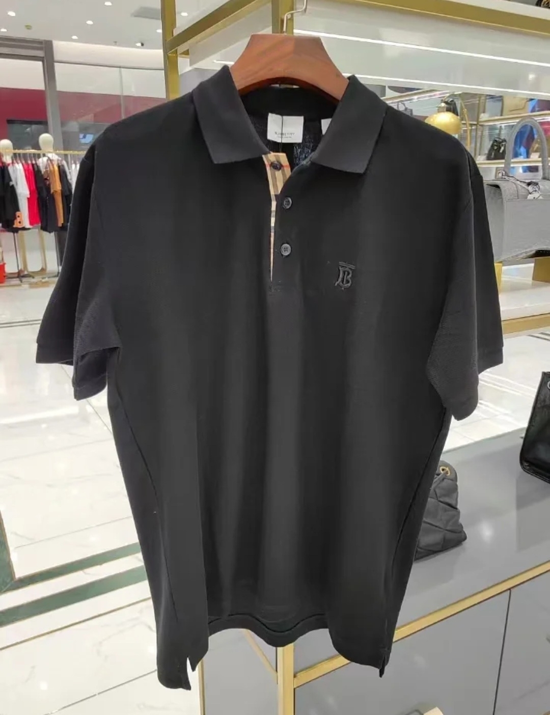 BBR 黑色 內格仔反領 Polo