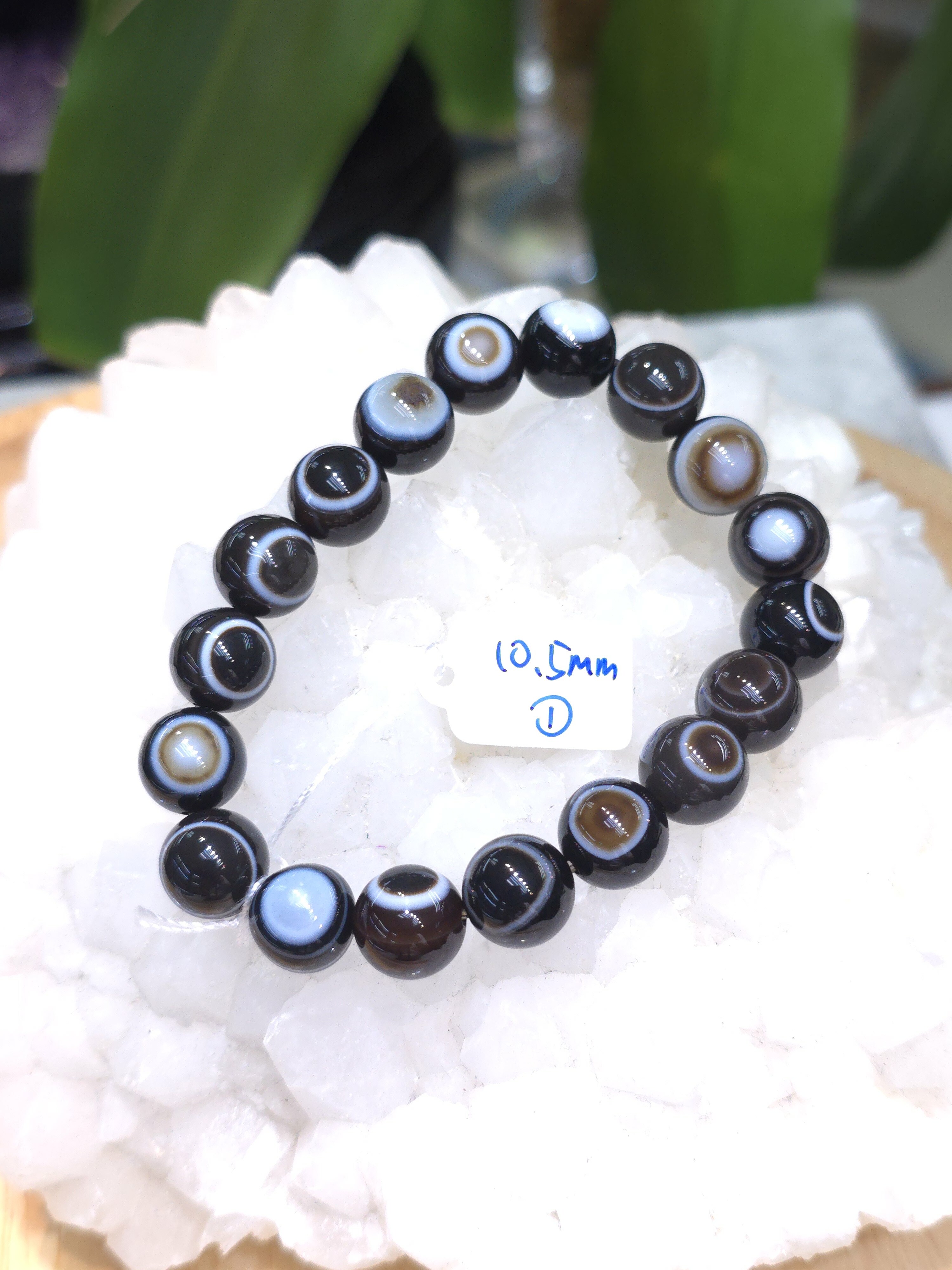 天然天珠瑪瑙10.5mm