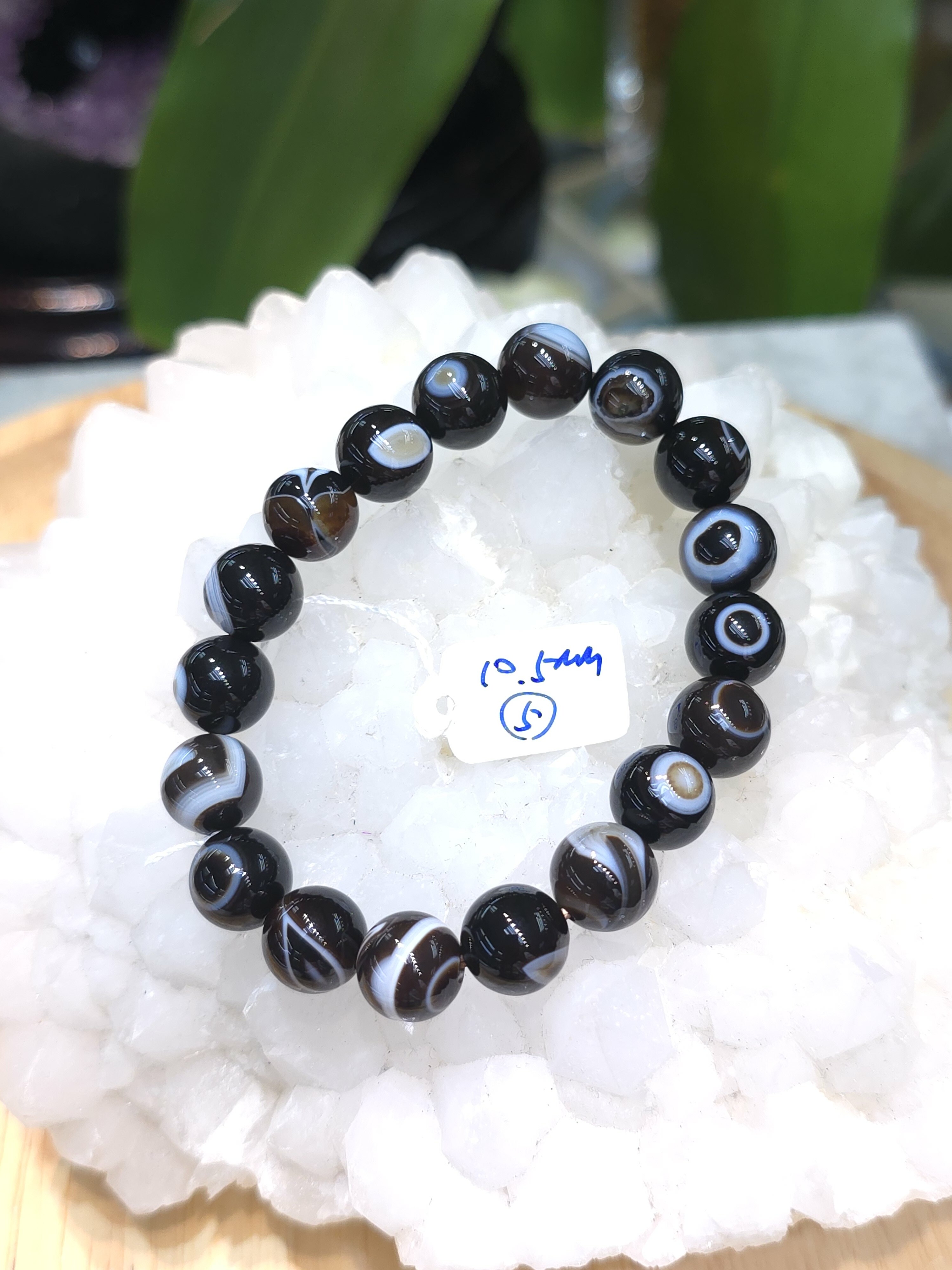 天然天珠瑪瑙10.5mm