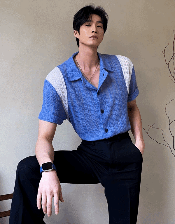 Varsity 網眼短袖襯衫