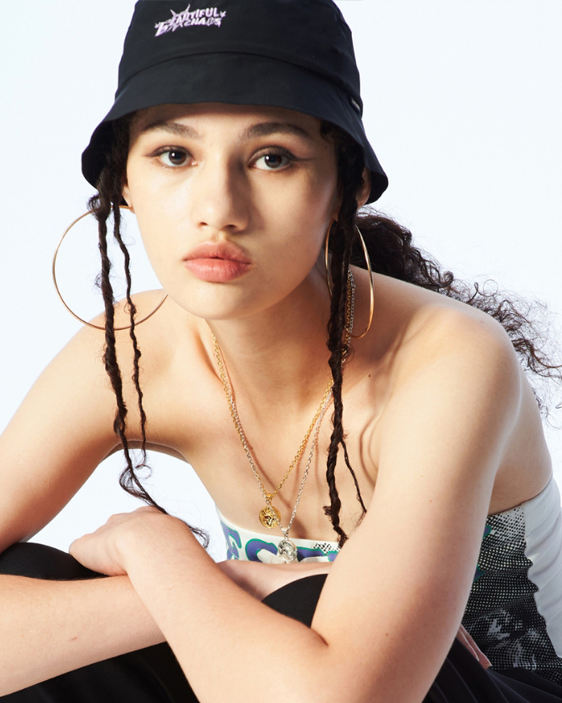 LUSIVE｜迷彩漁夫帽 Chaos Bucket Hat (黑色)