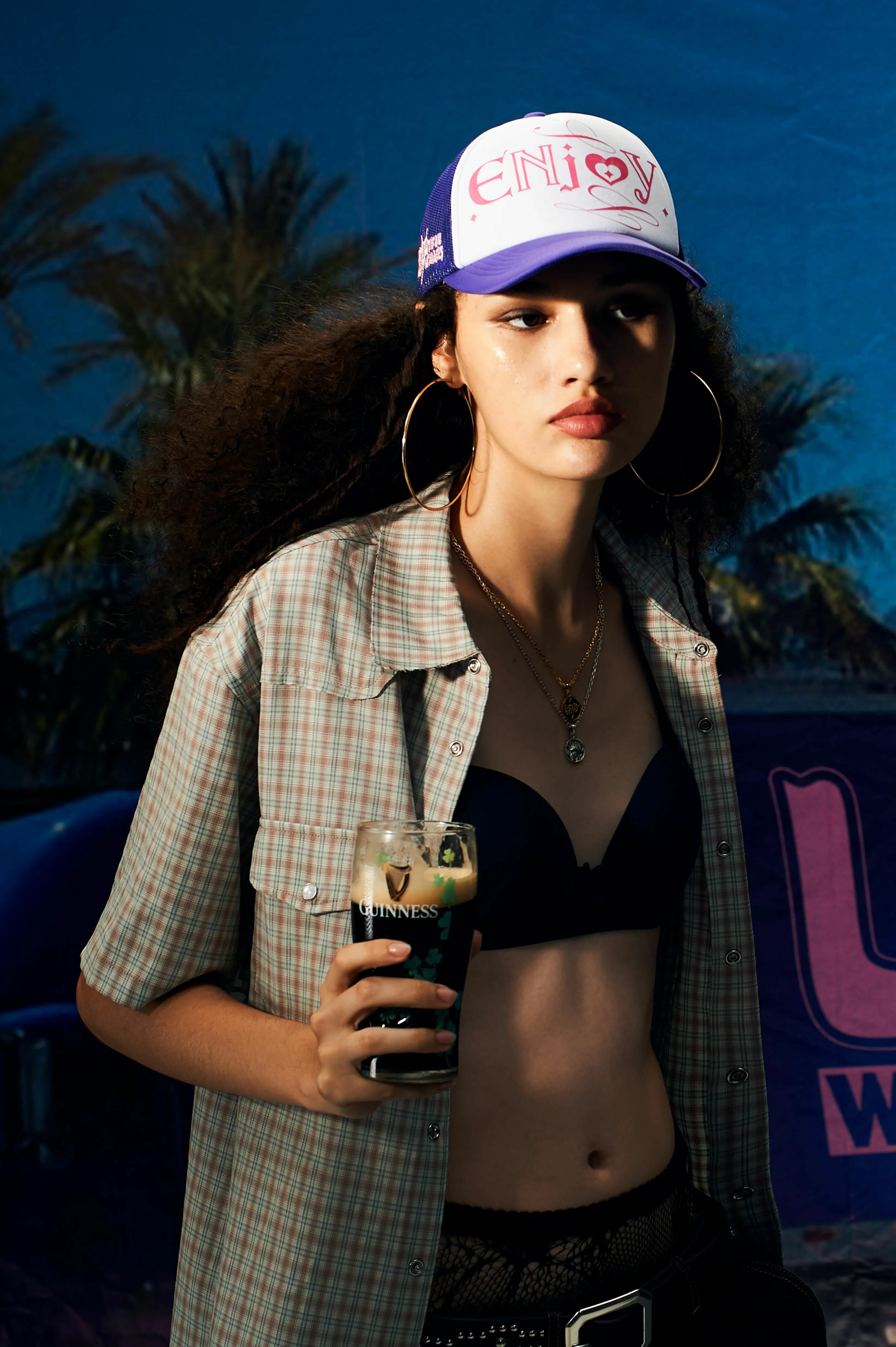 LUSIVE｜享受卡車帽 Enjoy Trucker Cap (紫色)