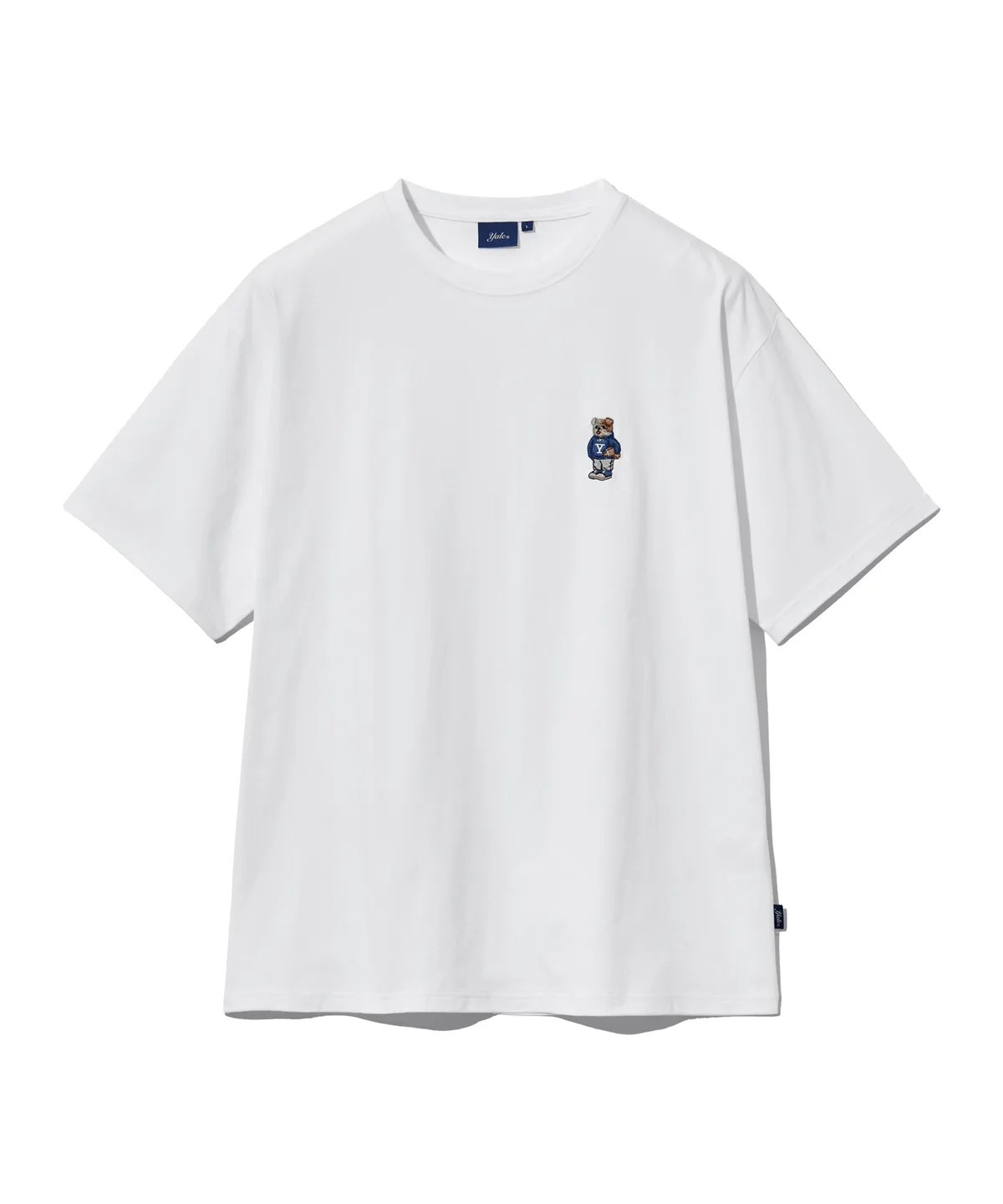 ☆YALE☆ EMBROIDERY UNIVERSITY DAN TEE WHITE YD01SS1015WH / MUSINSA | YALE (22SS) EMBROIDERY UNIVERSITY DAN SS SHIRT WHITE
