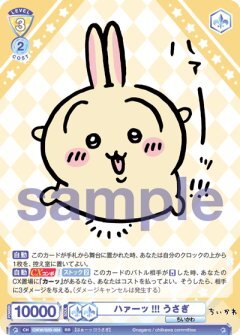 【CIKW/02B-004 RR】ハァーッ!!! うさぎ