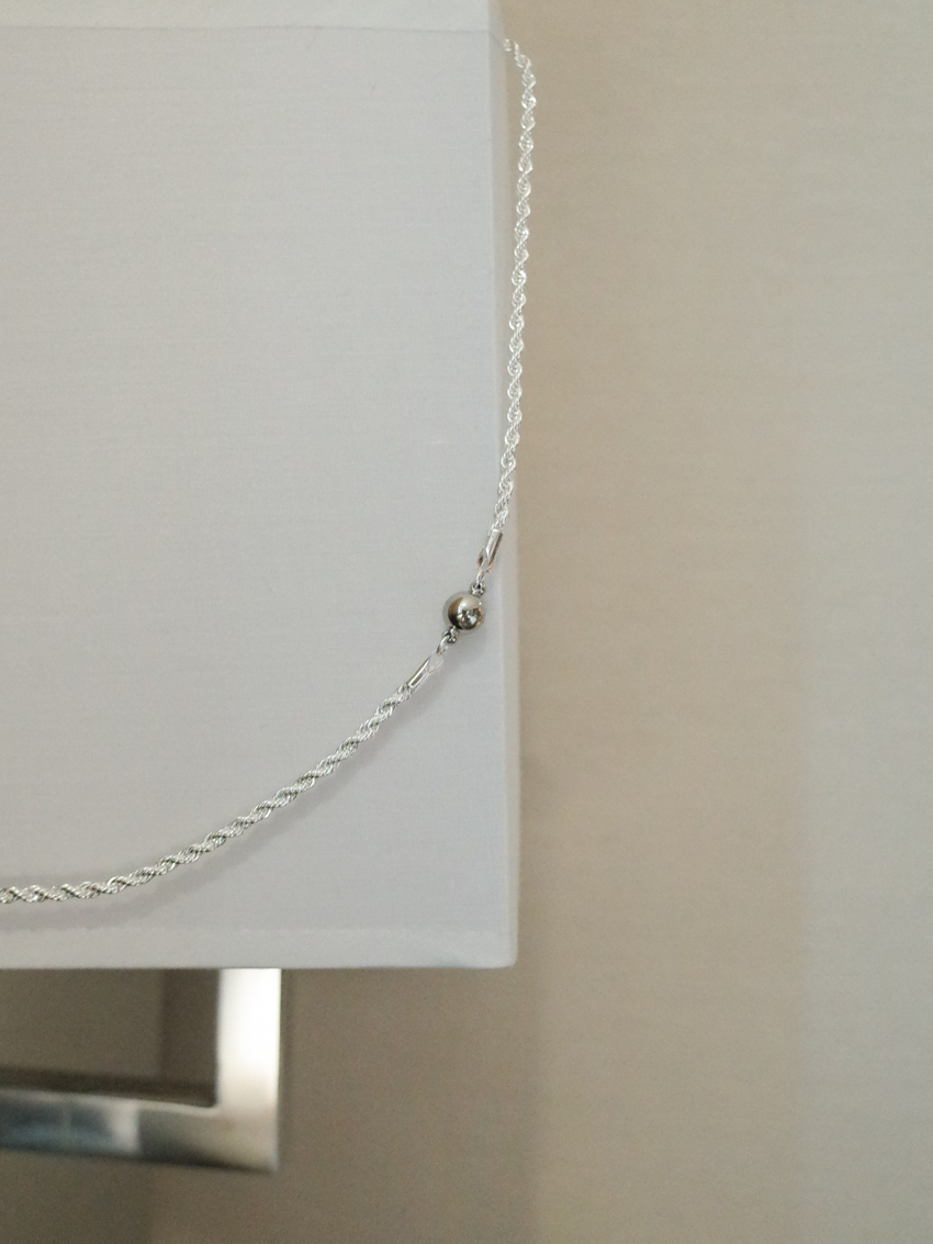 spiral twist magnetic buckle chain