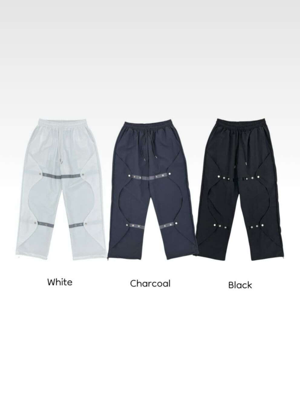 淨色可束腳鬆身褲 EASY-061P