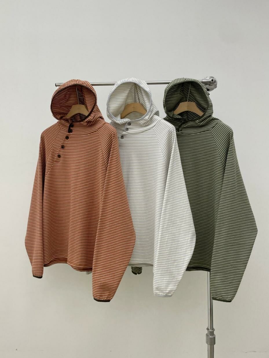 橫間連帽長袖衫 EASY-068T