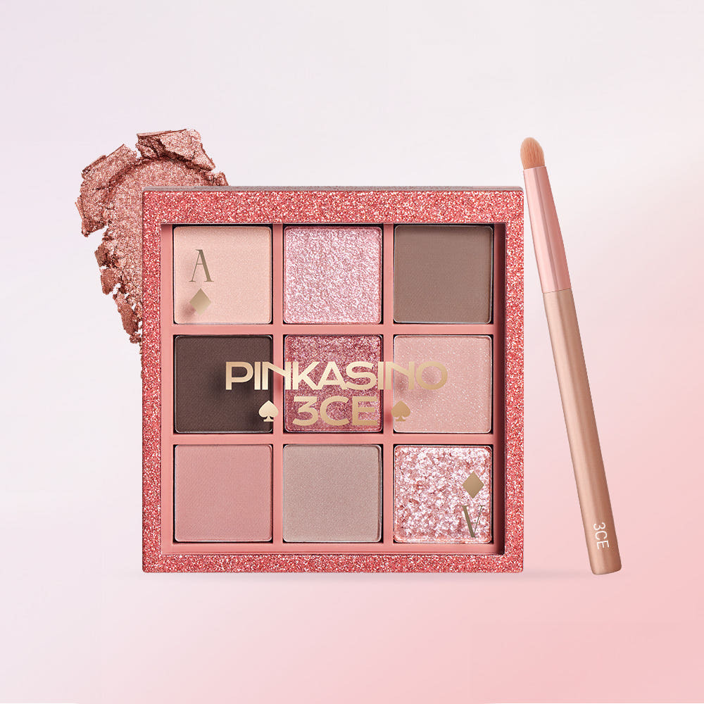 3CE Multi Eye Color Palette 8g [Limited Pinkasino Editon] - #KNOTTED PINK