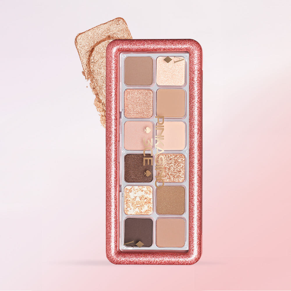 3CE New Take Eyeshadow Palette 9.5g [Limited Pinkasino Editon] - #QUIET BROWN