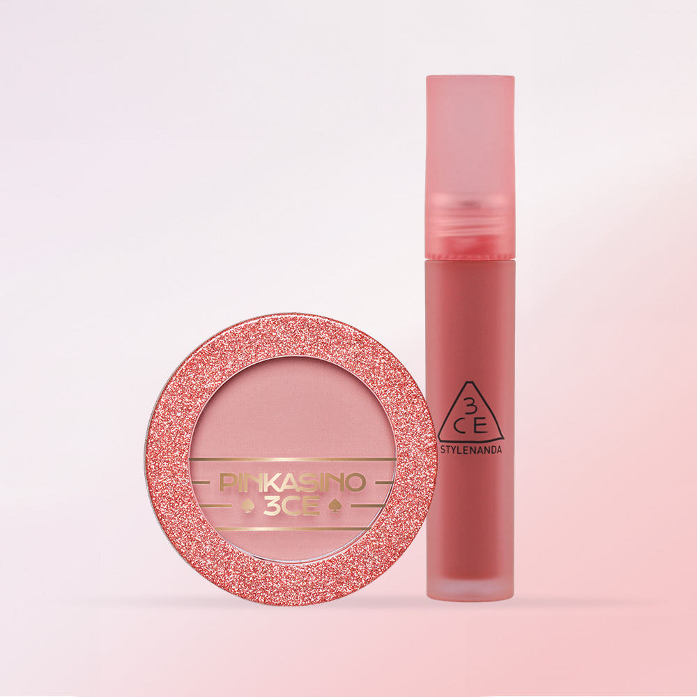 3CE Face Blush 5.5g + Blur Water Tint 4.6g [Limited Pinkasino Editon]