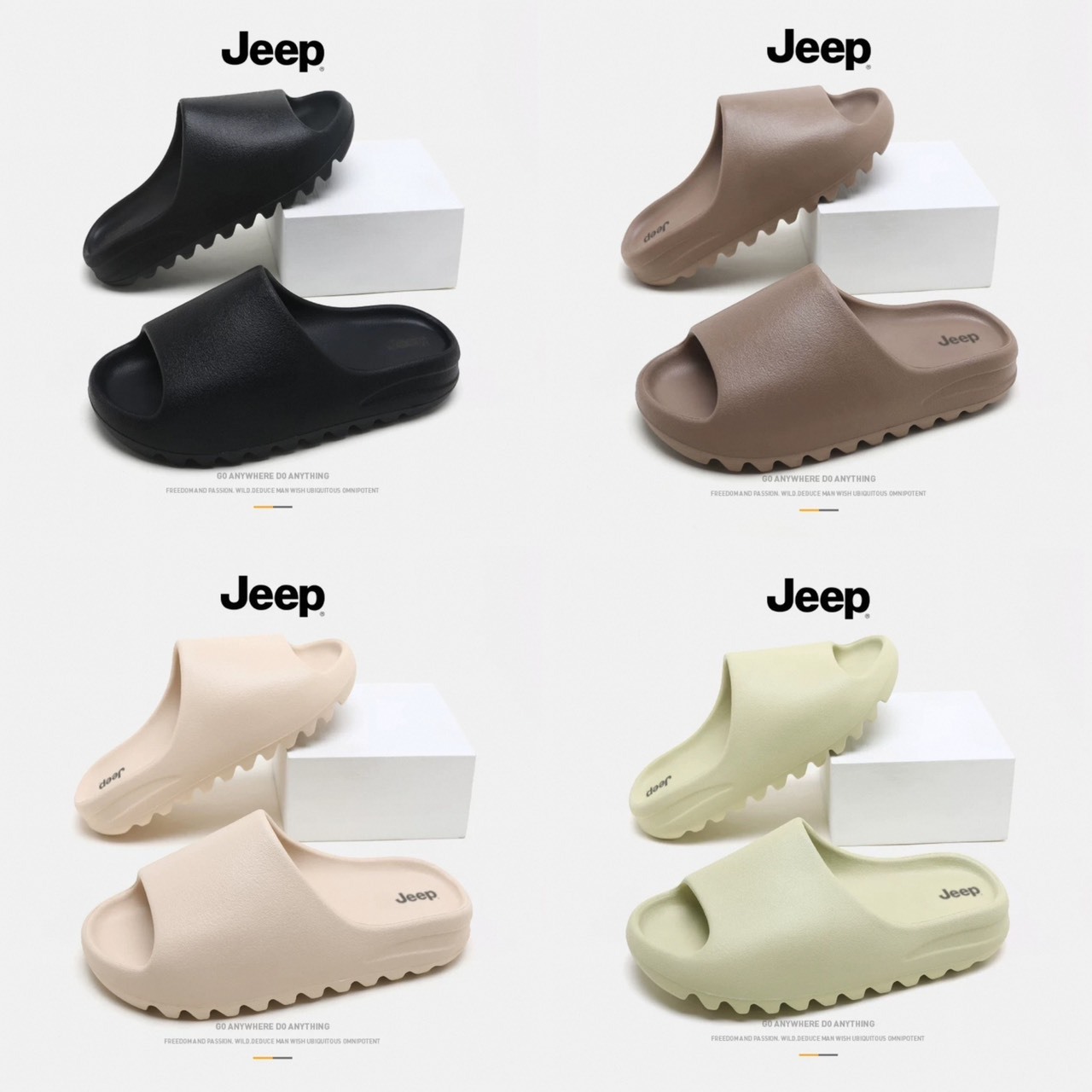 Jeep 防滑拖鞋 鋸齒鞋底