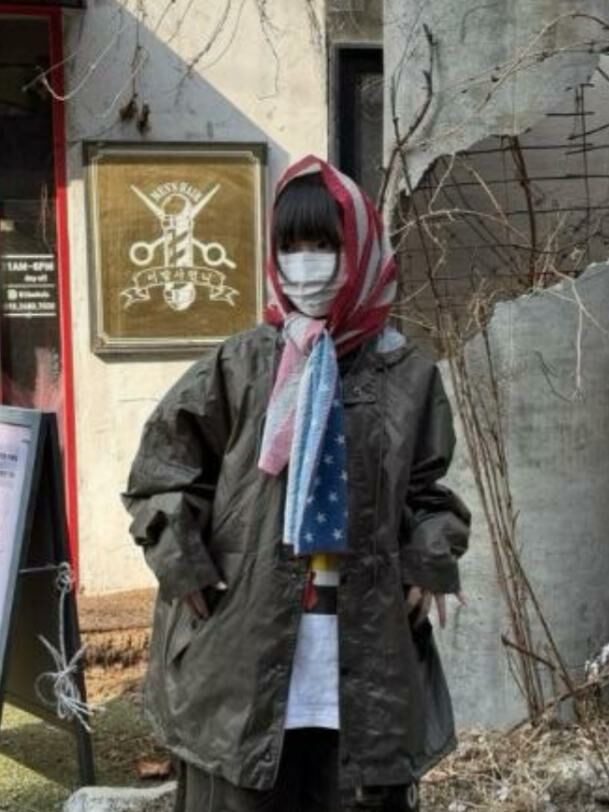 美國旗頸巾 EASY-071A